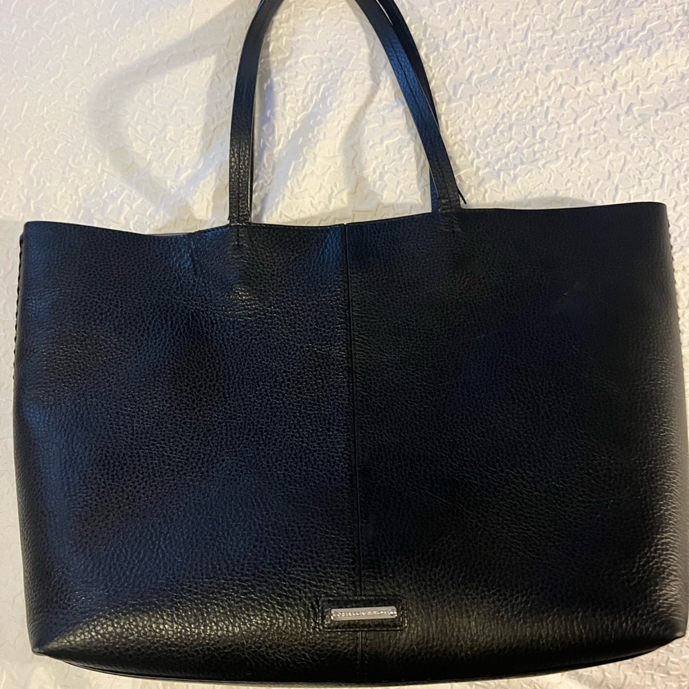 Rebecca Minkoff black leather tote
